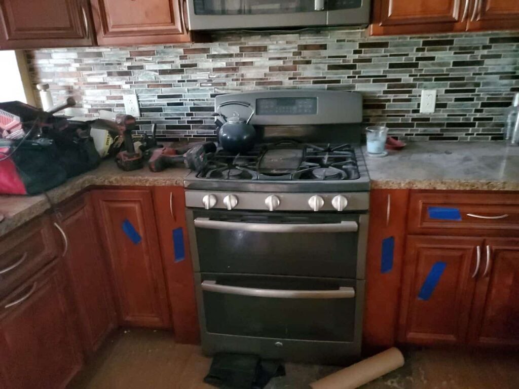 before kitchen fire